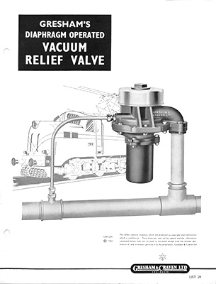 Vacuum Relief Valve page 1