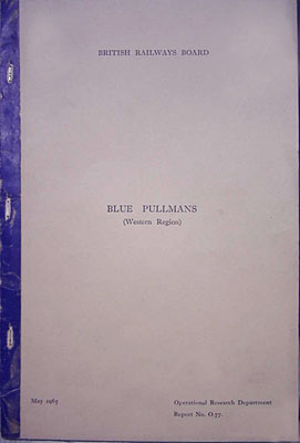 Blue Pullman report