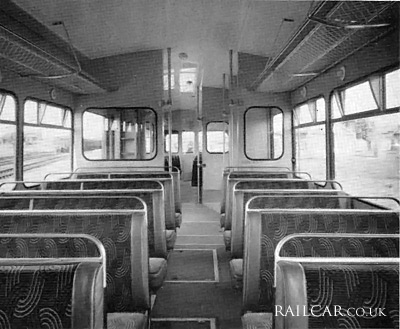 Bristol railbus interior