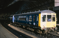 Class 100 DMU at Newcastle station