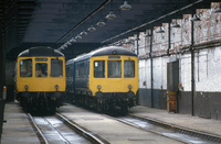 Class 100 DMU at Hammerton Street depot