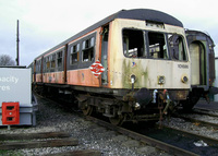 Class 101 DMU at Derby RTC