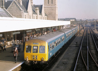 Class 101 DMU at Lincoln