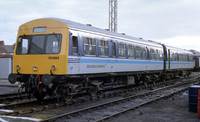 Class 101 DMU at Chester depot