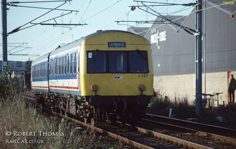 Class 101 DMU at Coldham Lane Junction