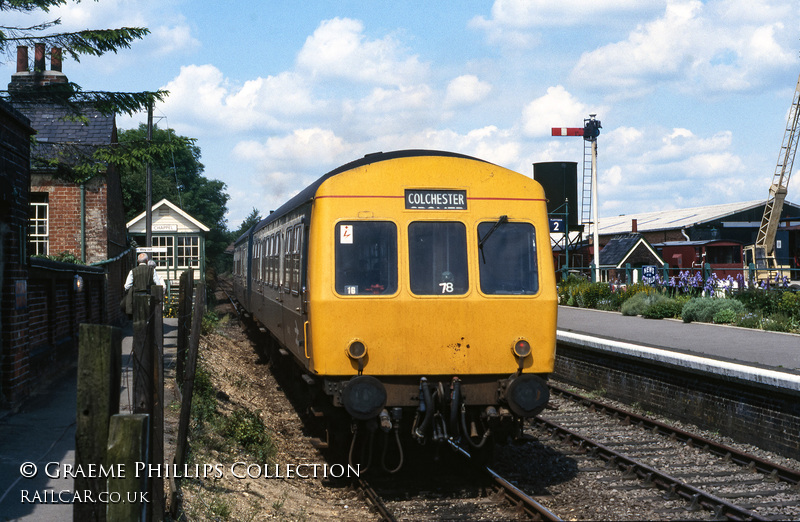 Class 101 DMU at Chappel &amp; Wakes Colne