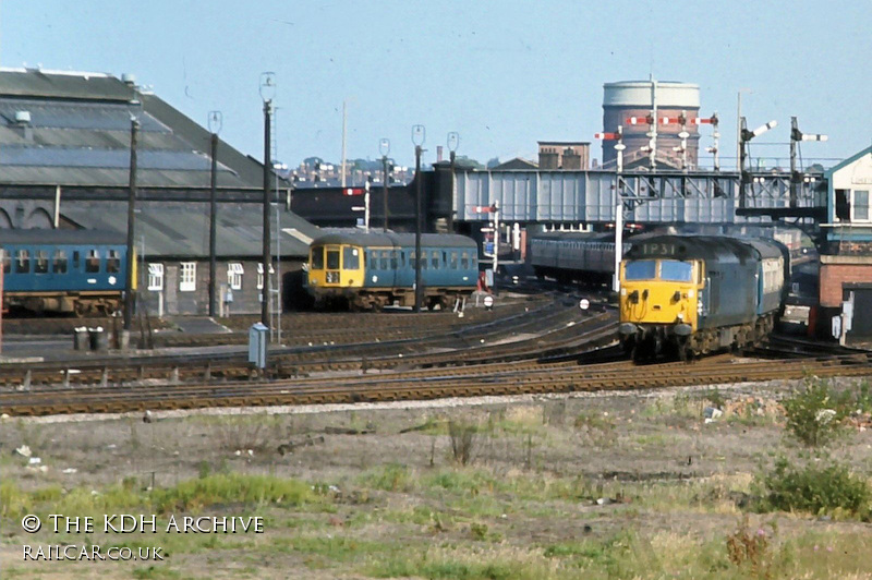 Class 103 DMU at Chester depot