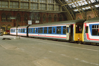Class 104 DMU at St Pancras