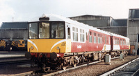 Class 104 DMU at Eastfield depot