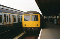 Class 105 DMU at Portsmouth Harbour