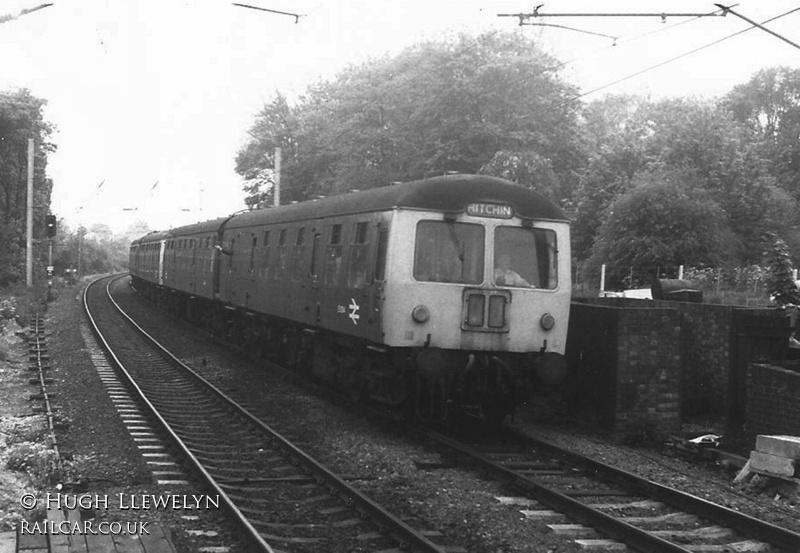 Class 105 DMU at Enfield Chase