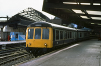 Class 108 DMU at Newcastle Central