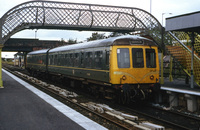 Class 108 DMU at Millom, Cumbria