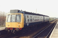 Class 108 DMU at Nailsea and Backwell
