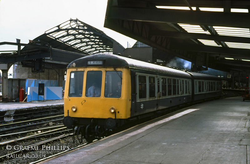 Class 108 DMU at Newcastle Central