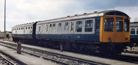 Class 110 DMU at Newton Heath depot