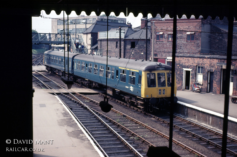 Class 114 DMU at Grimsby Town
