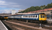 Class 115 DMU at Sheffield