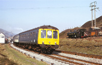 Class 116 DMU at Llynfi Junction