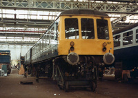 Class 116 DMU at Glasgow Works