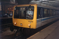 Class 117 DMU at Stoke-on-Trent