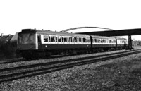 Class 117 DMU at Cardiff near Long Dyke Junction