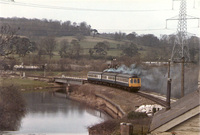 Class 118 DMU at Cowley Bridge Junction