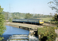 Class 119 DMU at Cowley Bridge Junction