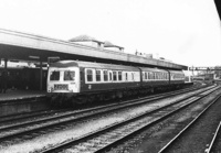 Class 120 DMU at Cardiff Central