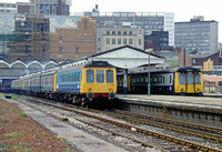 Class 121 DMU at Birmingham Moor Street