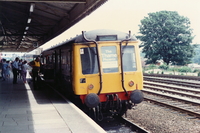 Class 121 DMU at High Wycombe