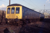 Class 122 DMU at Ilford depot
