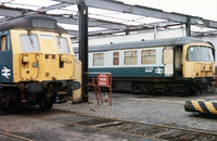 Class 124 DMU at Darnall depot