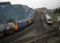 Class 100 DMU at Lincoln depot