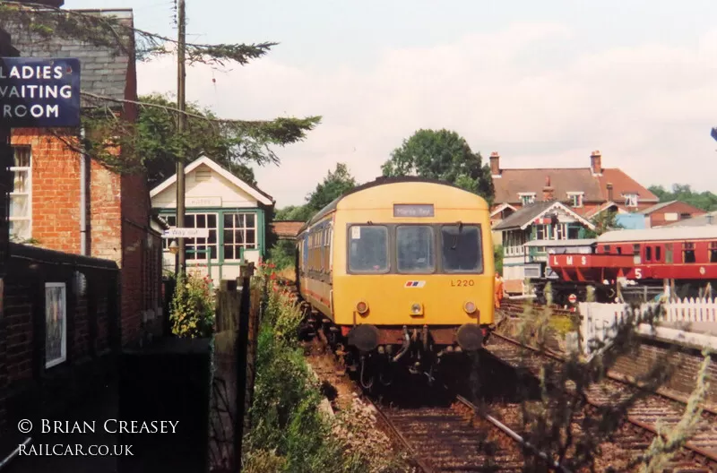 Class 101 DMU at Chappel and Wakes Colne