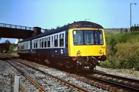 Class 108 DMU at Lawrence Hill