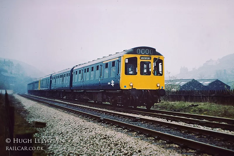 Class 110 DMU at Walsden, Todmorden