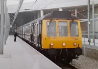 Class 117 DMU at Stansted Airport