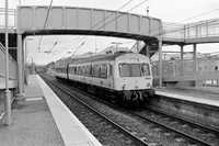 Class 101 DMU at Whifflet Lower