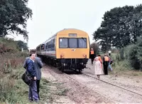 Class 101 DMU at Middleton Towers
