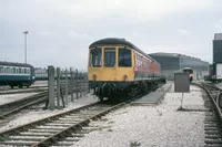 Class 103 DMU at Derby RTC