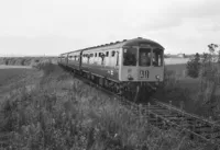 Class 104 DMU at Oxcroft Branch