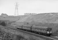 Class 104 DMU at Wednesbury Tunnel