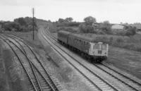 Class 105 DMU at Haughley Junction