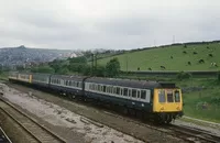 Class 115 DMU at New Mills South