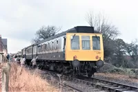 Class 117 DMU at Hardingham