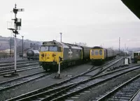 Class 118 DMU at Exeter stabling point