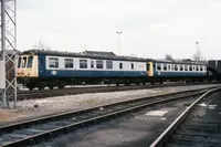 Class 119 DMU at Old Oak Common depot