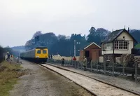 Class 120 DMU at Cheddleton