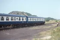 Class 120 DMU at Gorseinon Coal Yard